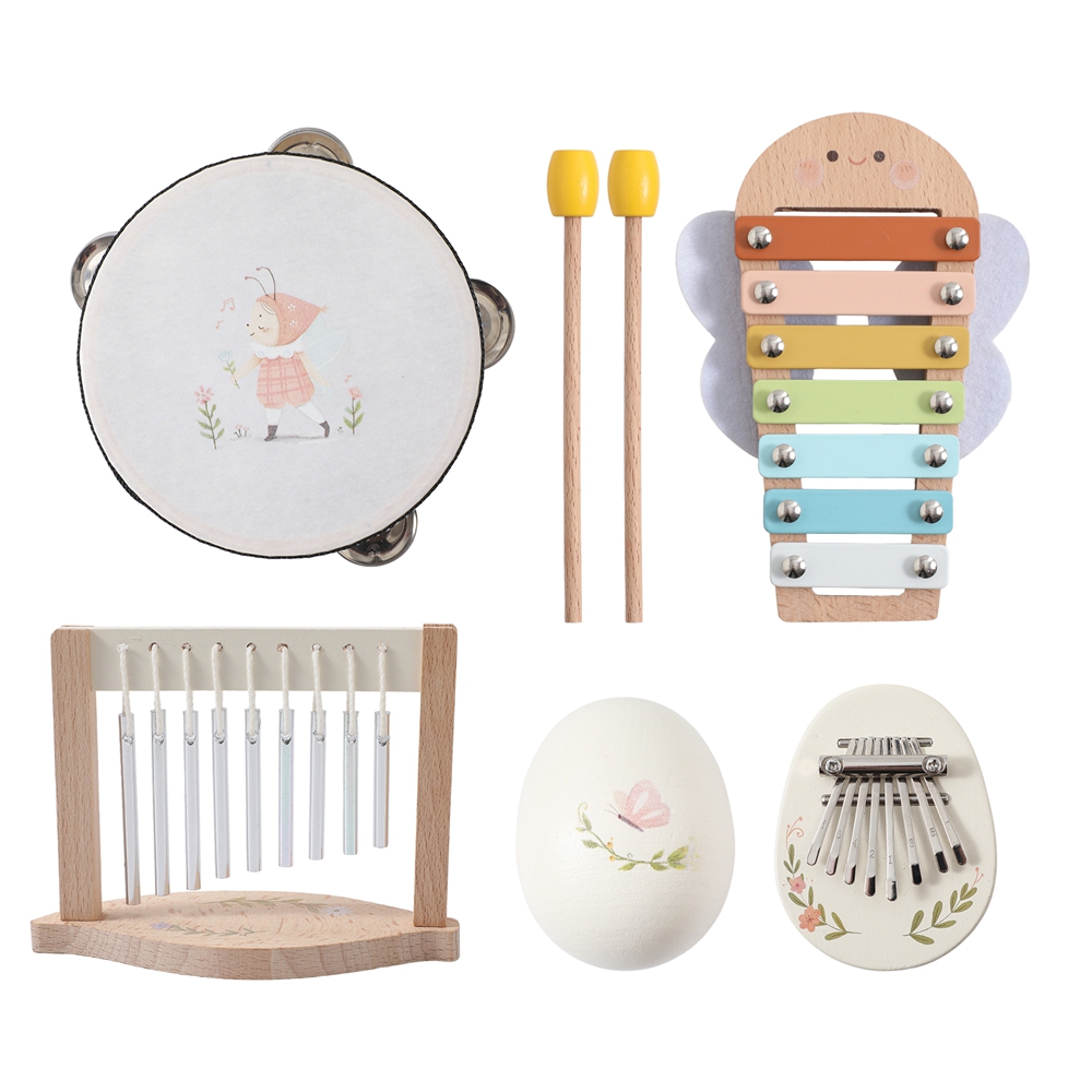 Musical Instrument Drawing - Mainan Musik Bayi Mainan Kayu Montessori