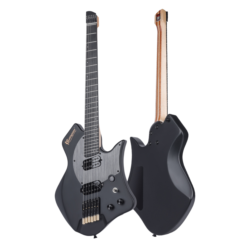 Musical Instrument In India - Gitar Elektrik Tanpa Kepala dengan Finishing
