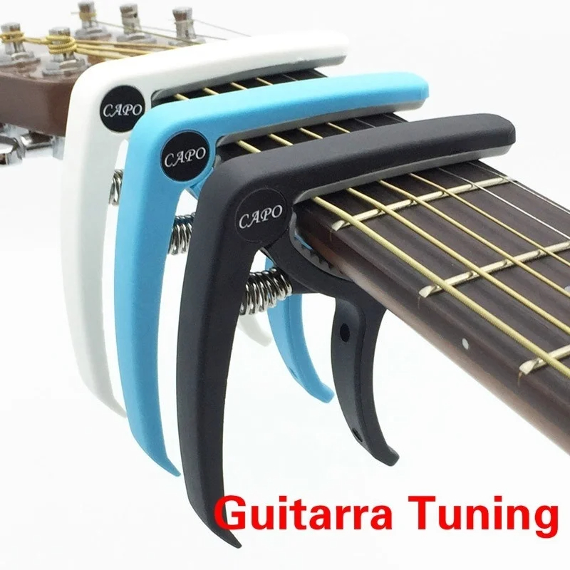 Musical Instrument Gif - Capo gitar plastik 6 dawai elektrik