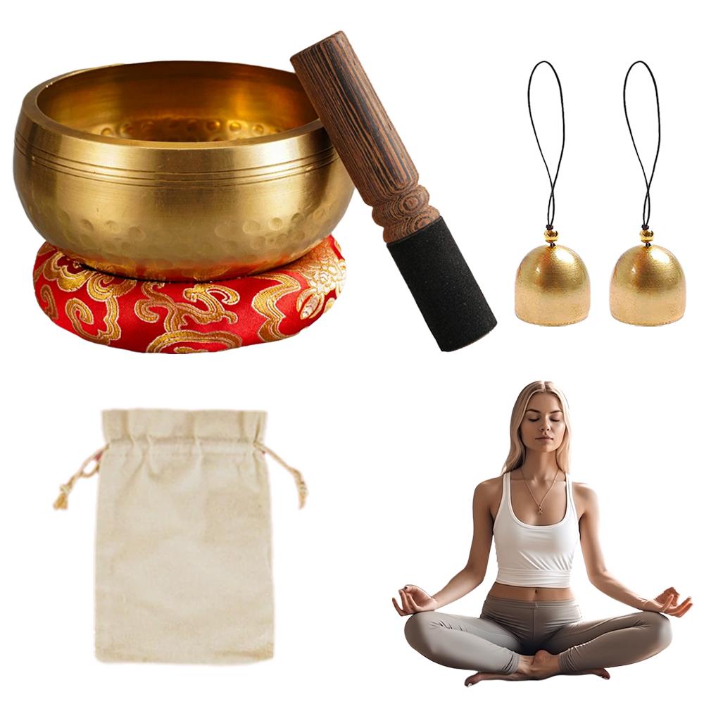 Tibetan Singing Bowl - Mangkuk Bernyanyi Tibet Baru Set Mangkuk