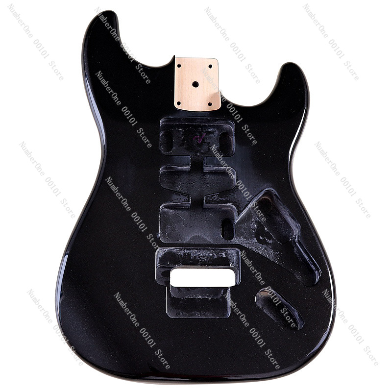 Musical Instrument You Shake - Bodi Gitar Elektrik FY Metal Black,