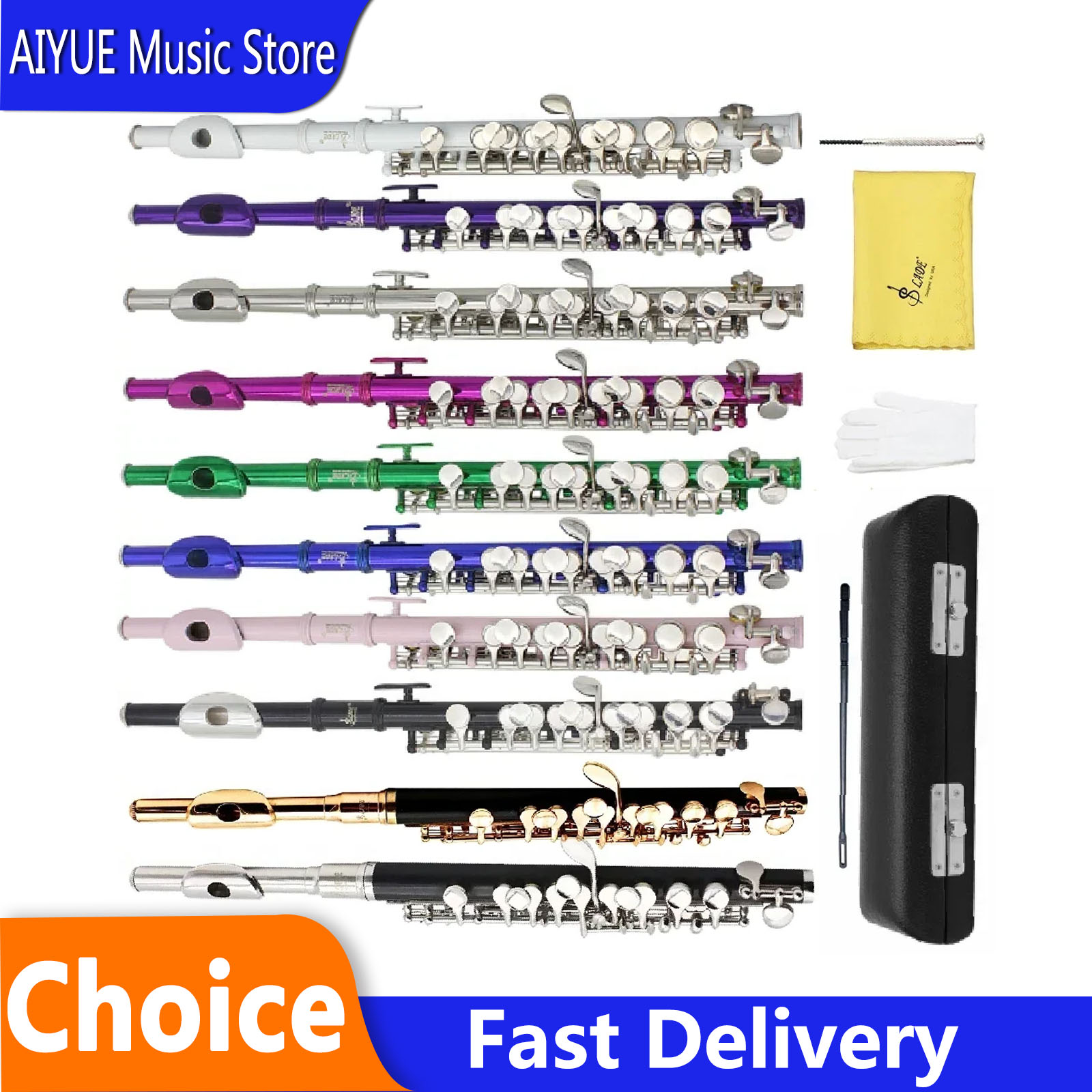 Musical Instrument You Blow - SLADE 16 Lubang Piccolo C Key