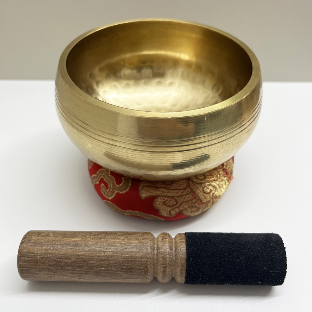 Tibetan Singing Bowl - Mangkuk Bernyanyi Tibet Kuningan Buatan Tangan