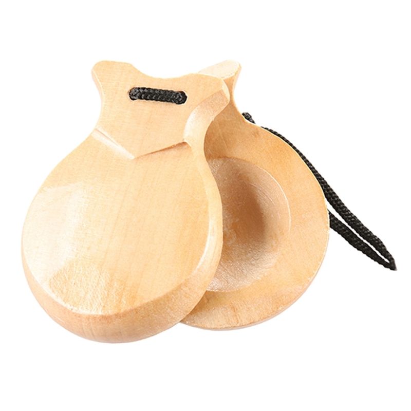 2 Buah Alat Musik Perkusi Anak - Castanet Flamenco ulasan dan harga