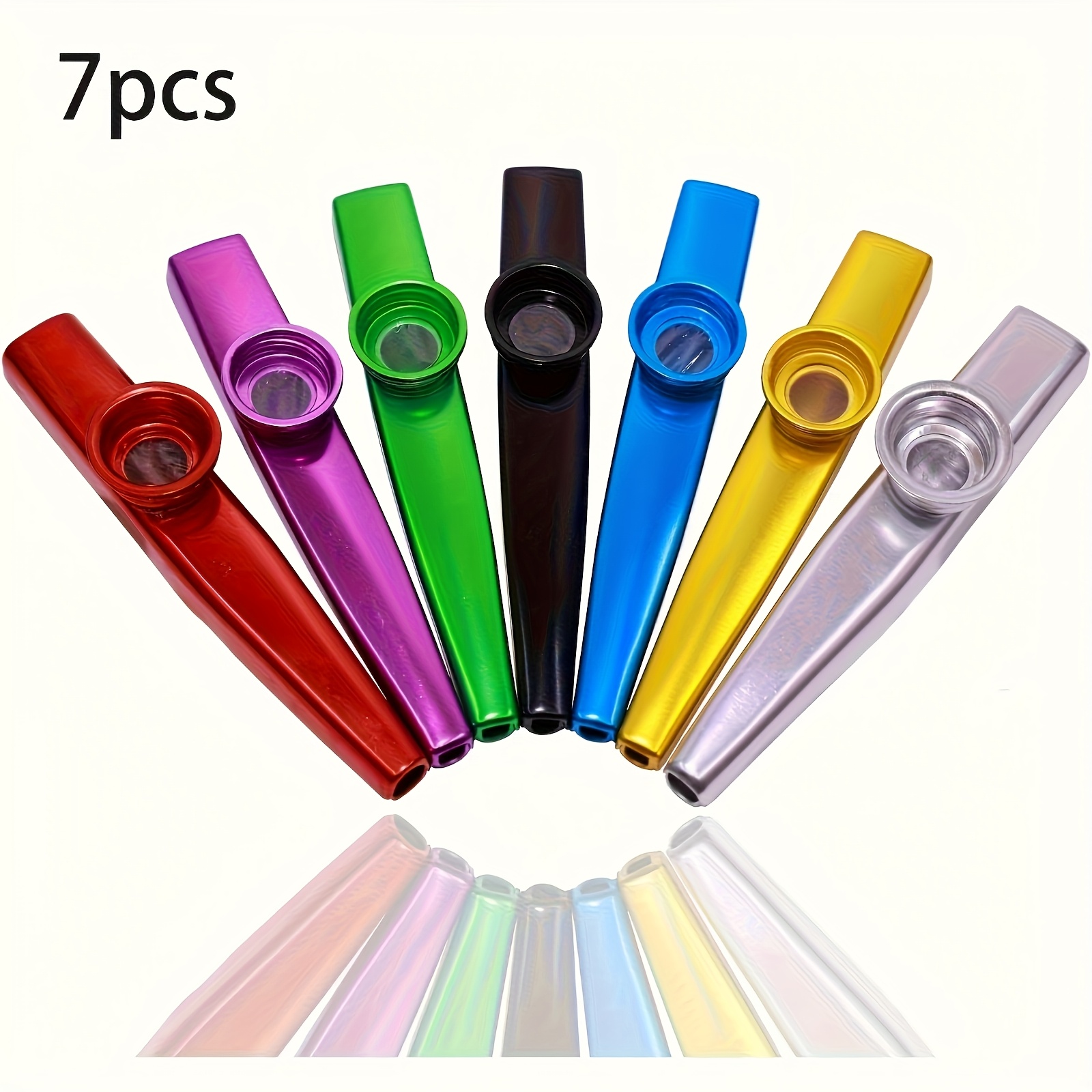 7 Buah Kazoo Logam Desain Sede - Musical Instrument Gif ulasan dan harga
