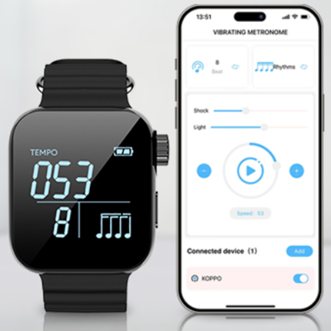 Metronom Getar yang Dapat Dipa - Musical Instrument Gif ulasan dan harga