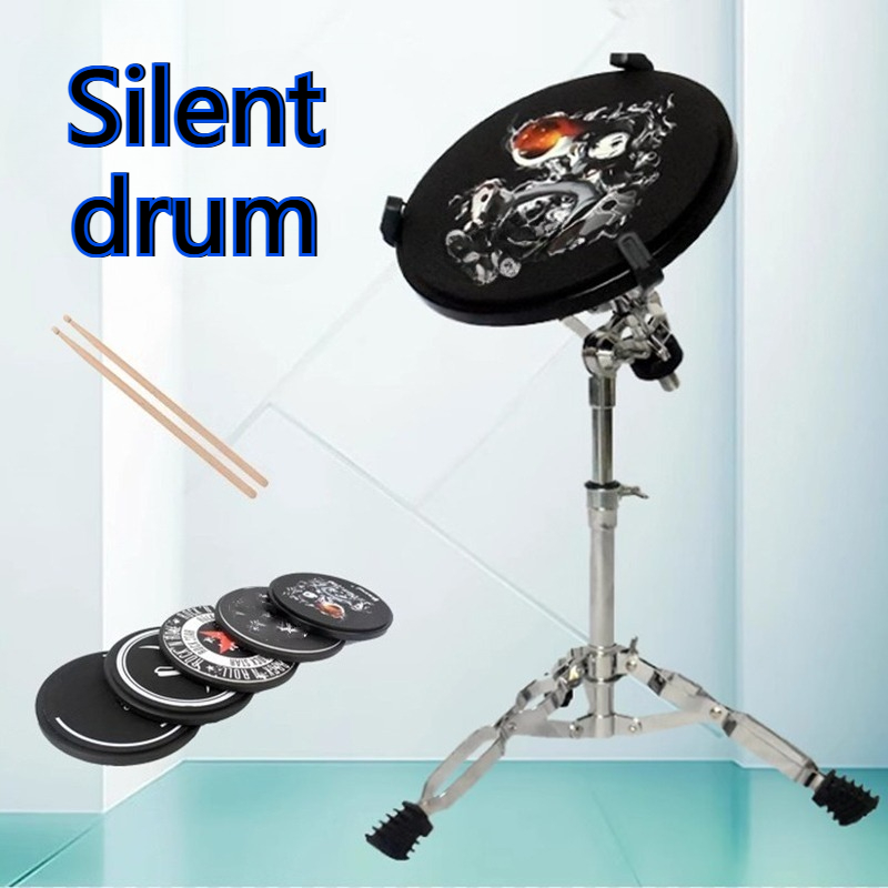 Drum Senyap Silikon 12 Inci, K - Musical Instrument Kit ulasan dan harga