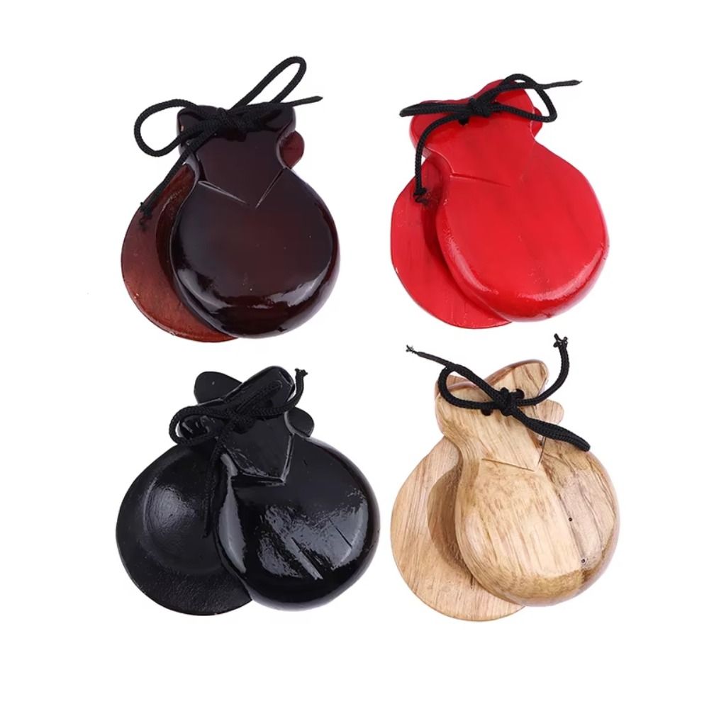 Kastanyet Kayu Orff, Desain Tr - Castanet Flamenco ulasan dan harga