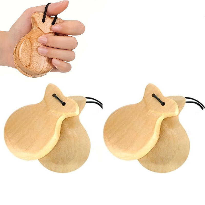 2 Paket Alat Musik Kastanet Sp - Castanet Flamenco ulasan dan harga