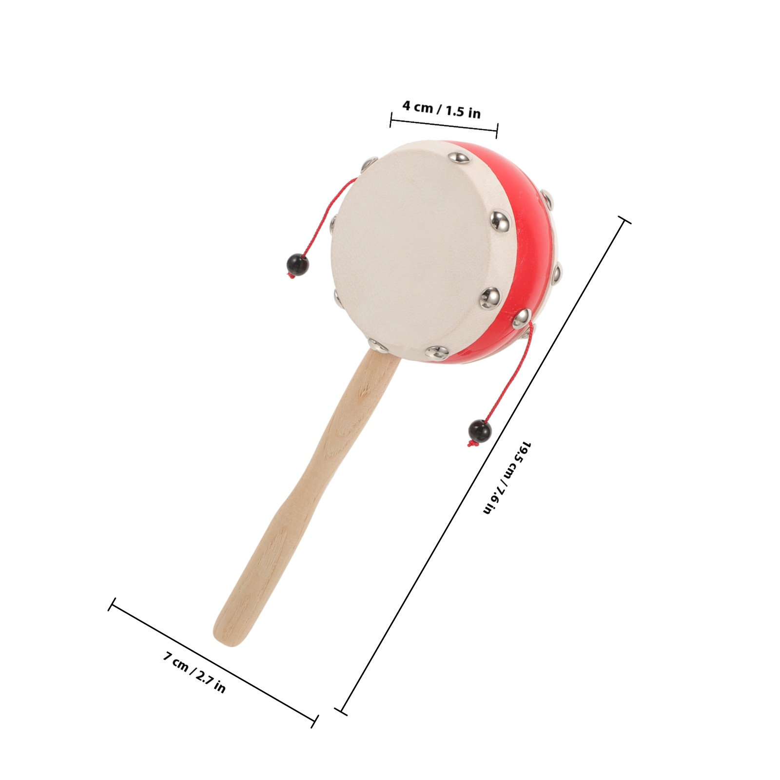 Drum Goyang Tradisional Ringan - Musical Instrument You Shake ulasan dan harga