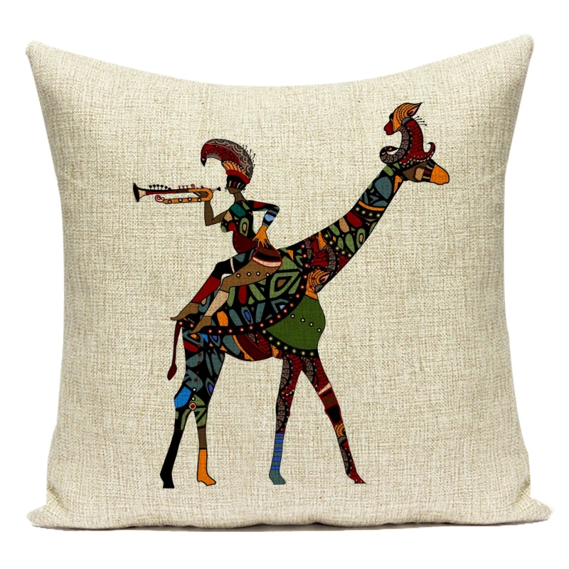 Sarung Bantal Wanita Afrika Re - Musical Instrument In Africa ulasan dan harga
