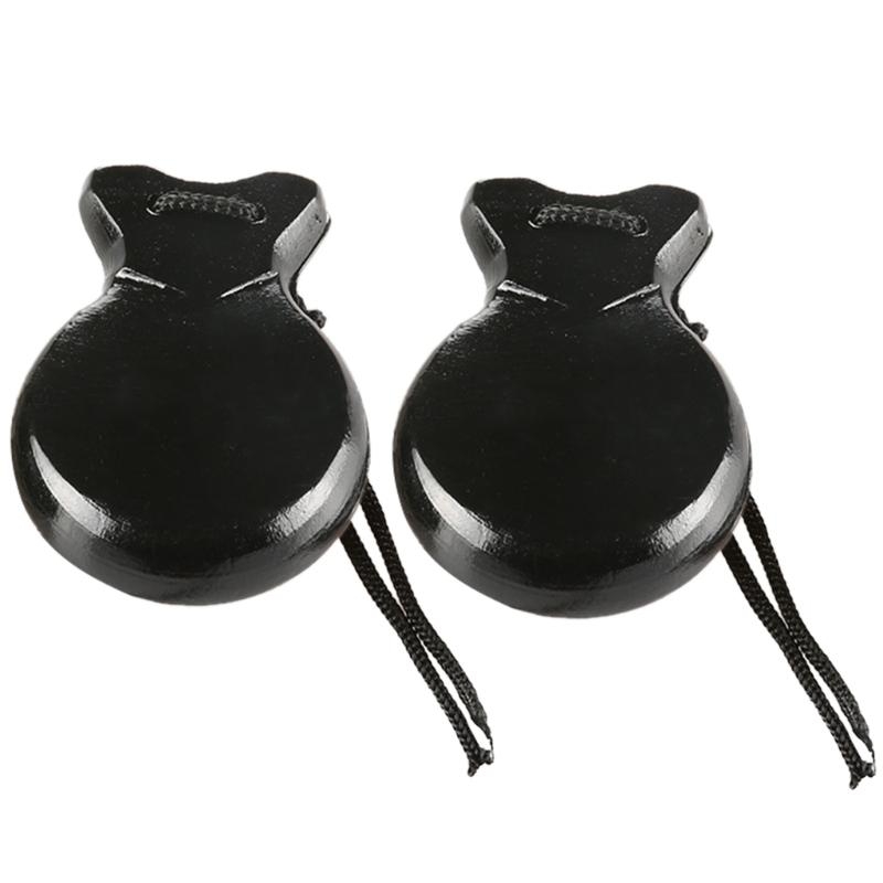 2 Buah Alat Musik Spanyol Kayu - Castanet Flamenco ulasan dan harga