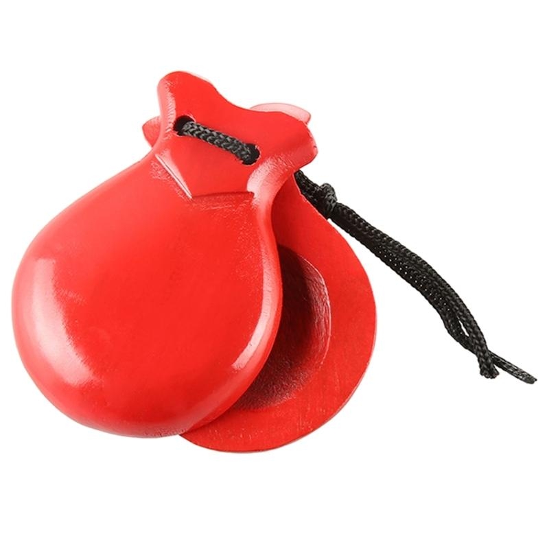 2 Buah Alat Musik Spanyol Kayu - Castanet Flamenco ulasan dan harga