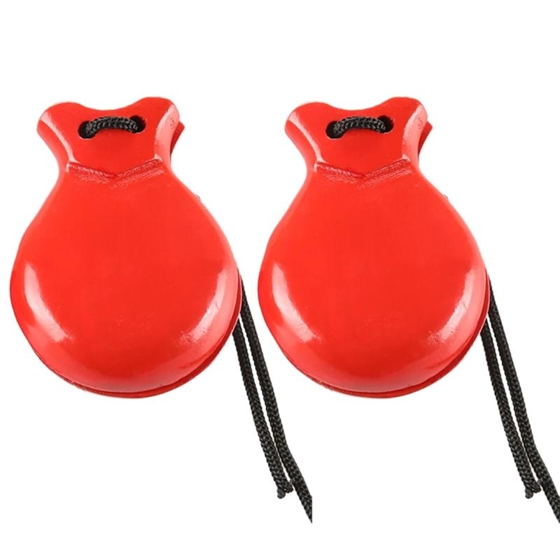 2 Buah Alat Musik Spanyol Kayu - Castanet Flamenco ulasan dan harga