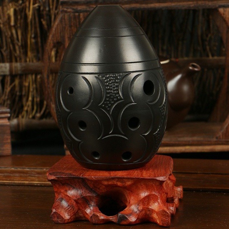 Ocarina 8 Lubang Hitam Portabe - Musical Instrument Drawing ulasan dan harga