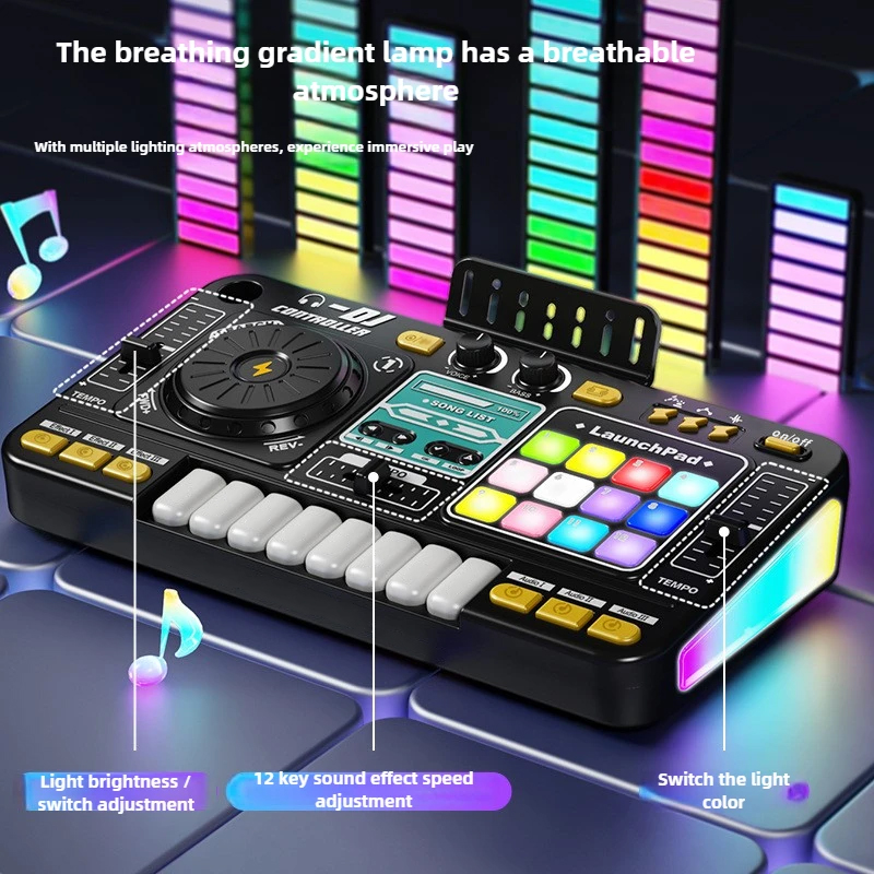 Mixer DJ Anak dengan Mikrofon  - Musical Instrument Gif ulasan dan harga